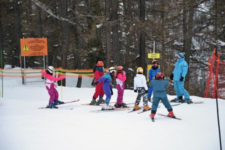 Sur les pistes de ski