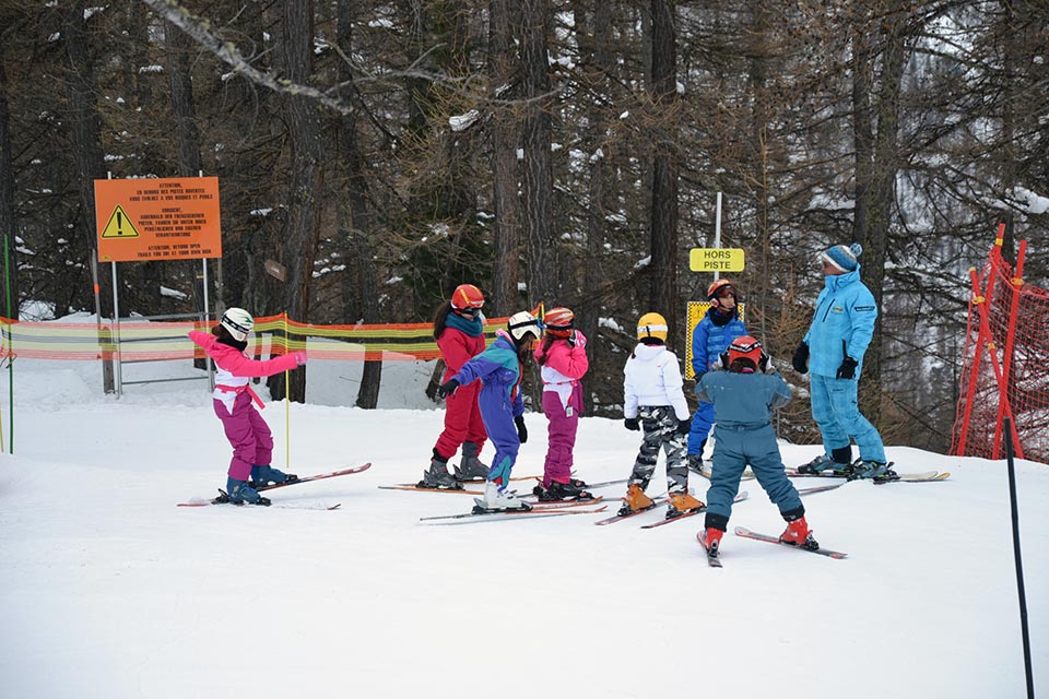 Sur les pistes de ski